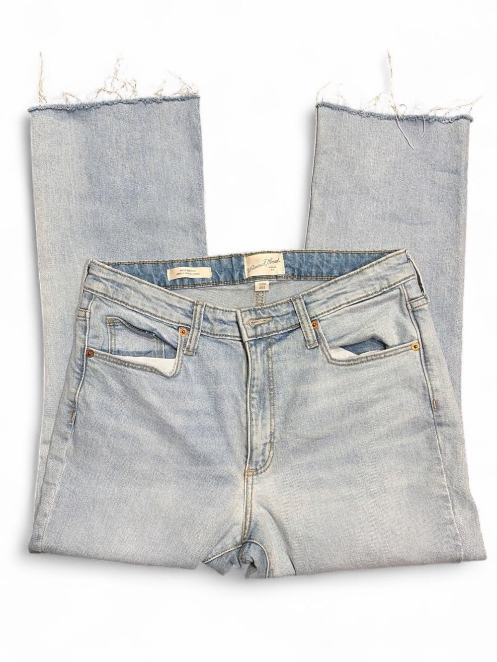 Universal Thread Light Blue Denim Jeans with Contrast Stitching